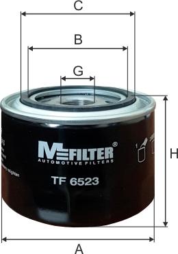Mfilter TF 6523 - Масляный фильтр autosila-amz.com