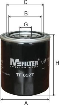 Mfilter TF 6527 - Масляный фильтр autosila-amz.com