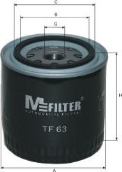 Mfilter TF 63 - Масляный фильтр autosila-amz.com