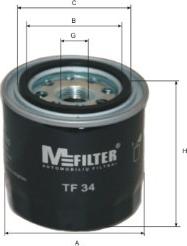 Mfilter TF 34 - Масляный фильтр autosila-amz.com