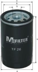 Mfilter TF 26 - Фильтр масляный Audi A3 (8L) 96-03:,Audi A3 + Cabriolet (8P) 03-:,Audi A4 (8D, B5) autosila-amz.com