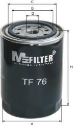 Mfilter TF 76 - Масляный фильтр autosila-amz.com