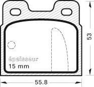 Galfer 20024 - Тормозные колодки, дисковые, комплект autosila-amz.com