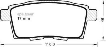 Valeo 604110 - Тормозные колодки, дисковые, комплект autosila-amz.com