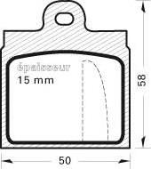 Roulunds Rubber 430381 - Тормозные колодки, дисковые, комплект autosila-amz.com