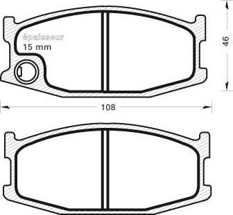 Pagid T0845 - Тормозные колодки, дисковые, комплект autosila-amz.com