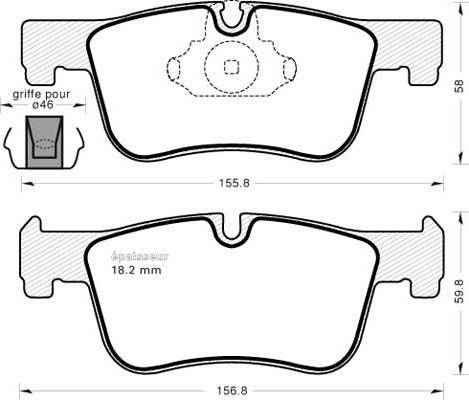 Valeo 9010939 - Тормозные колодки, дисковые, комплект autosila-amz.com