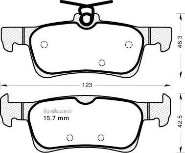 MGA 1180 - Тормозные колодки, дисковые, комплект autosila-amz.com