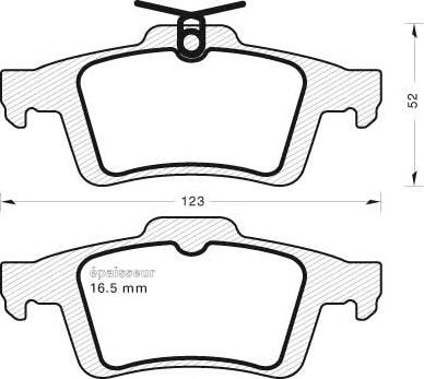 Ferodo FSL5388 - Тормозные колодки, дисковые, комплект autosila-amz.com