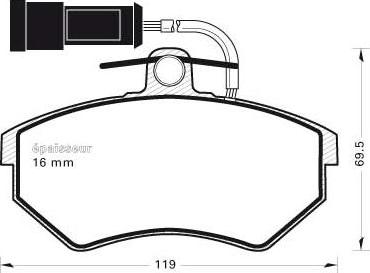 Pex 7053 - Автозапчасть/Колодки тормозные autosila-amz.com