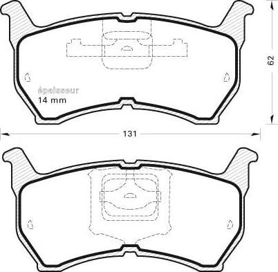 Maxgear 19-3090 - Тормозные колодки, дисковые, комплект autosila-amz.com