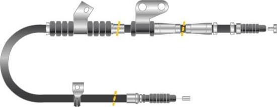 MGA CF5643 - Тросик, cтояночный тормоз autosila-amz.com