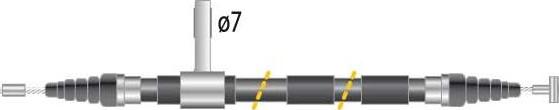 MGA CF5017 - Тросик, cтояночный тормоз autosila-amz.com