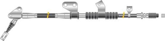 MGA CF5287 - Тросик, cтояночный тормоз autosila-amz.com