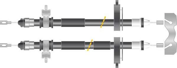 MGA CF5790 - Тросик, cтояночный тормоз autosila-amz.com