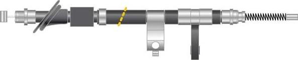 MGA CF6082 - Тросик, cтояночный тормоз autosila-amz.com