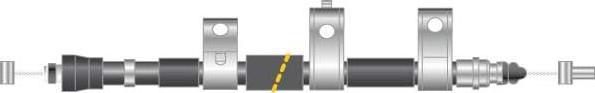 MGA CF6101 - Тросик, cтояночный тормоз autosila-amz.com