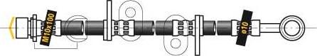 MGA F4900 - Тормозной шланг autosila-amz.com
