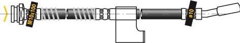 MGA F5472 - Тормозной шланг autosila-amz.com