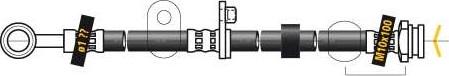 MGA F5592 - Тормозной шланг autosila-amz.com