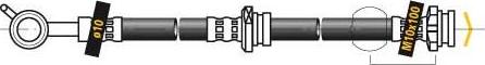 MGA F5579 - Тормозной шланг autosila-amz.com