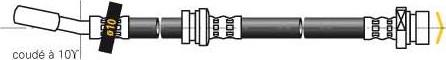 MGA F5243 - Тормозной шланг autosila-amz.com