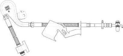 MGA F6944 - Тормозной шланг autosila-amz.com