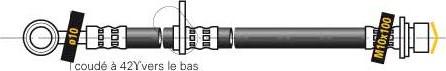 MGA F6457 - Тормозной шланг autosila-amz.com