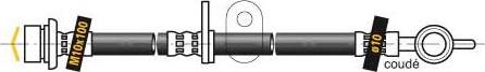 MGA F6435 - Тормозной шланг autosila-amz.com