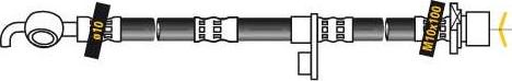 MGA F6897 - Тормозной шланг autosila-amz.com