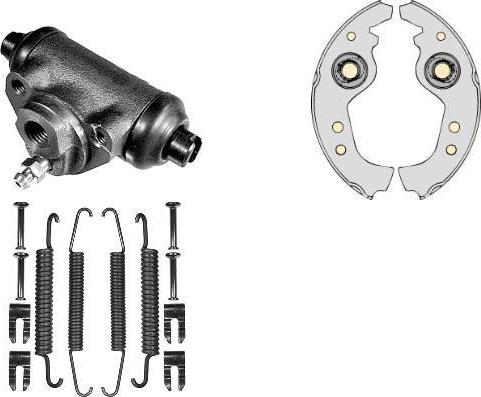 MGA K553109 - Комплект тормозных колодок, барабанные autosila-amz.com