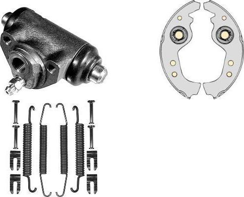 MGA K553127 - Комплект тормозных колодок, барабанные autosila-amz.com