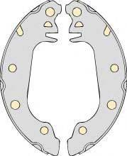 MGA M552 - Комплект тормозных колодок, барабанные autosila-amz.com