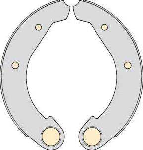 MGA K501902 - Комплект тормозных колодок, барабанные autosila-amz.com