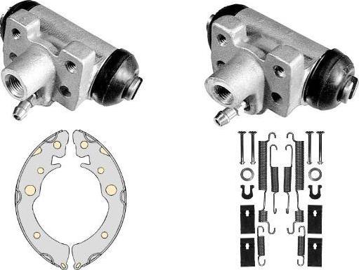 MGA K660331 - Комплект тормозных колодок, барабанные autosila-amz.com