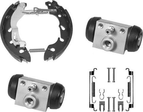 MGA PM911874 - Комплект тормозных колодок, барабанные autosila-amz.com