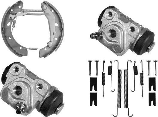 MGA PM771956 - Комплект тормозных колодок, барабанные autosila-amz.com