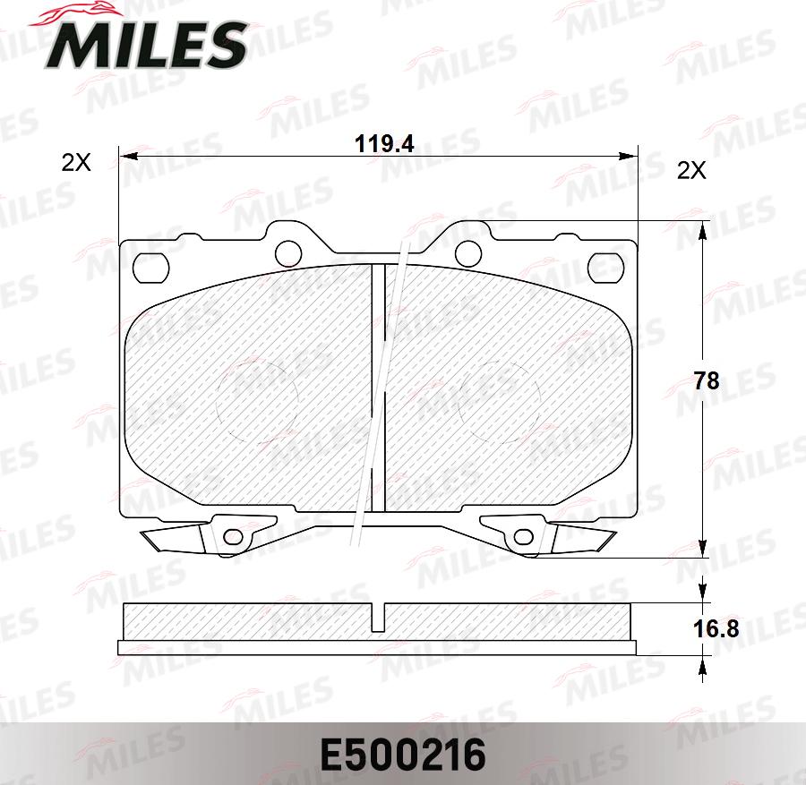 Pemebla JAPPA-268AF - Тормозные колодки, дисковые, комплект autosila-amz.com