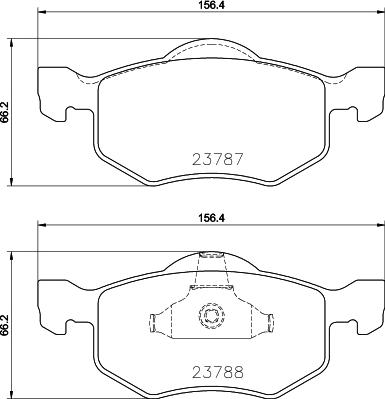 Mintex MDB4059 - Тормозные колодки, дисковые, комплект autosila-amz.com