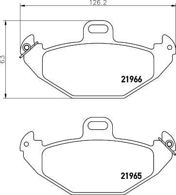 Mintex MDB1925 - Тормозные колодки, дисковые, комплект autosila-amz.com