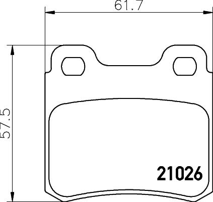 Mintex MDB1480 - Тормозные колодки, дисковые, комплект autosila-amz.com