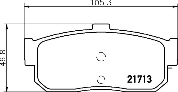 Mintex MDB1501 - Тормозные колодки, дисковые, комплект autosila-amz.com