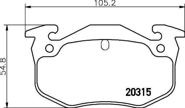 Mintex MDB1668 - Тормозные колодки, дисковые, комплект autosila-amz.com