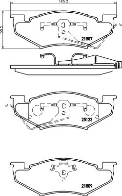 Mintex MDB1604 - Тормозные колодки, дисковые, комплект autosila-amz.com