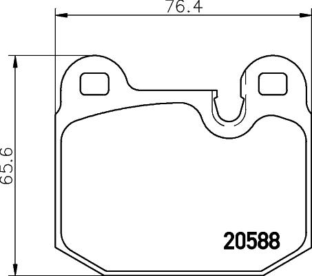 Mintex MDB1153 - Тормозные колодки, дисковые, комплект autosila-amz.com