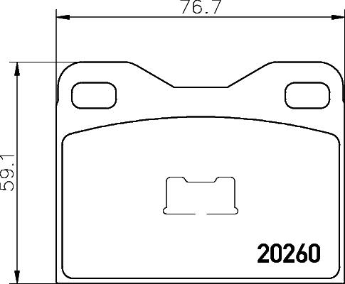 Mintex MDB1102 - Тормозные колодки, дисковые, комплект autosila-amz.com