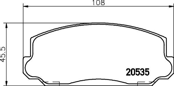 Mintex MDB1119 - Тормозные колодки, дисковые, комплект autosila-amz.com