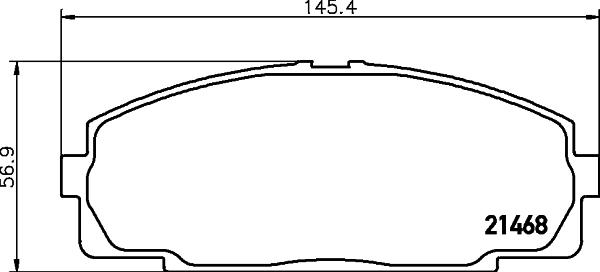 Mintex MDB1398 - Тормозные колодки, дисковые, комплект autosila-amz.com