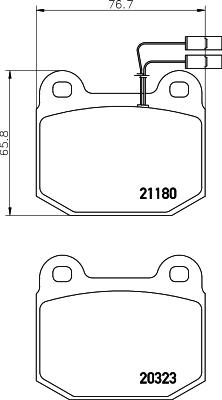 Mintex MDB1301 - Тормозные колодки, дисковые, комплект autosila-amz.com