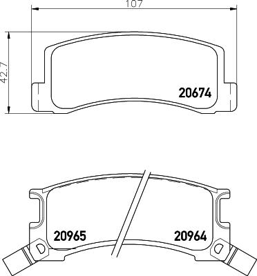 BENDIX 572184 - Тормозные колодки, дисковые, комплект autosila-amz.com